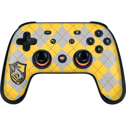 Wizarding World Harry Potter Hufflepuff Crest Google Stadia Controller Skin